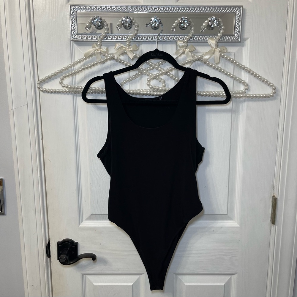 Boohoo Black Sleeveless Bodysuit